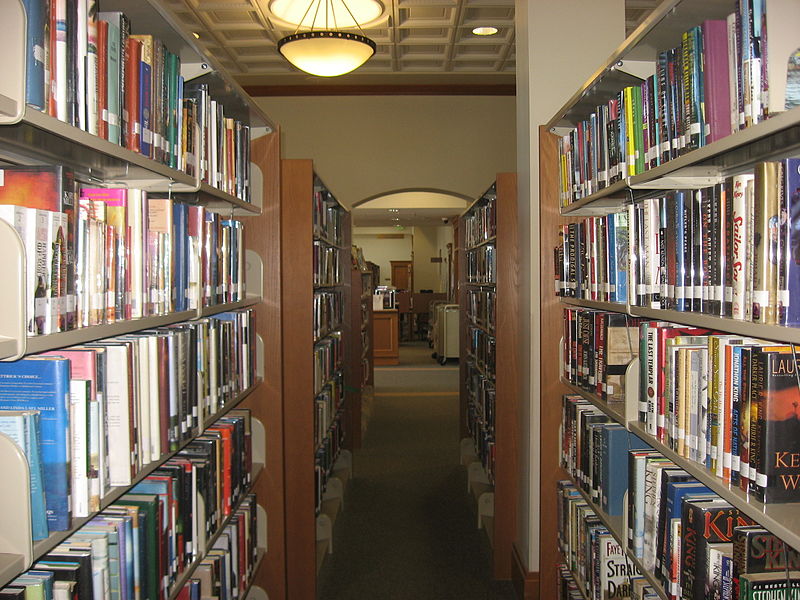 Carnegie library in Danville, Indiana, interior