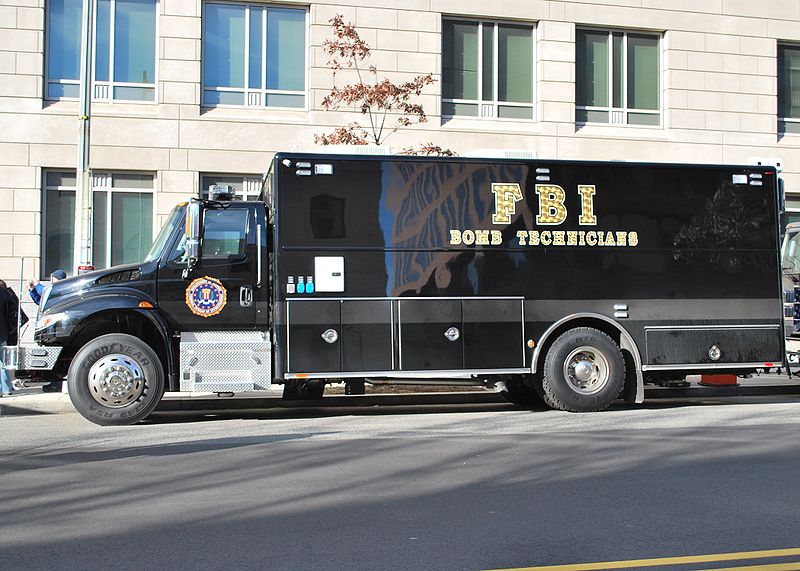 FBI Bomb technicians vehicle