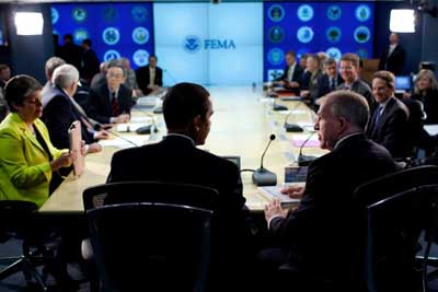 President Barack Obama FEMA Meeting