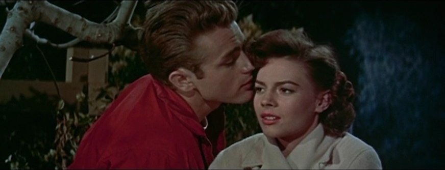 James Dean and Natalie Wood in Rebel Without a Cause trailer